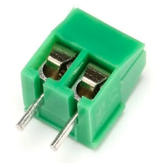 Conector Borne KF350 2P 3.5mm Parafuso